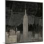 Vintage New York in Black I-Dylan Matthews-Mounted Art Print