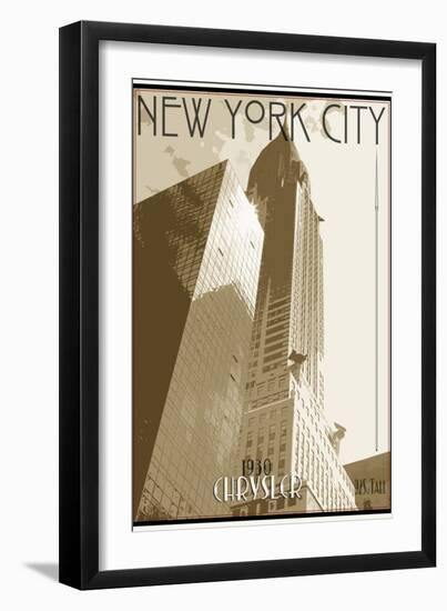 Vintage New York-Sidney Paul & Co.-Framed Art Print