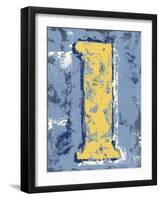 Vintage Numbers I-Ethan Harper-Framed Art Print