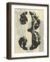 Vintage Numbers III-Ethan Harper-Framed Art Print