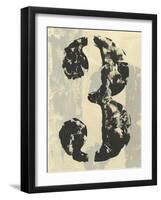 Vintage Numbers III-Ethan Harper-Framed Art Print