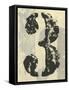 Vintage Numbers III-Ethan Harper-Framed Stretched Canvas