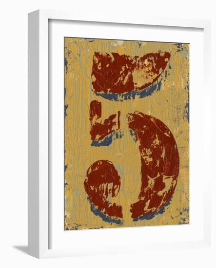 Vintage Numbers V-Ethan Harper-Framed Art Print