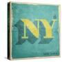 Vintage NY-OnRei-Stretched Canvas