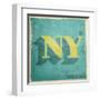 Vintage NY-OnRei-Framed Art Print