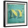 Vintage NY-OnRei-Framed Art Print