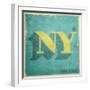 Vintage NY-OnRei-Framed Art Print