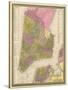 Vintage NYC Map-N. Harbick-Stretched Canvas