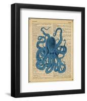 Vintage Octopus-Sparx Studio-Framed Art Print