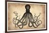 Vintage Octopus-NaxArt-Framed Premium Giclee Print