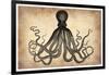 Vintage Octopus-NaxArt-Framed Premium Giclee Print