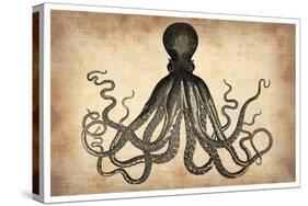 Vintage Octopus-NaxArt-Stretched Canvas