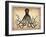 Vintage Octopus-NaxArt-Framed Art Print