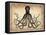 Vintage Octopus-NaxArt-Framed Stretched Canvas