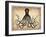 Vintage Octopus-NaxArt-Framed Art Print