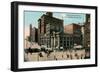 Vintage Omaha, Nebraska-null-Framed Art Print