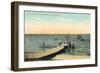 Vintage Oshkosh Pier-null-Framed Art Print