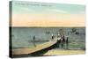 Vintage Oshkosh Pier-null-Stretched Canvas