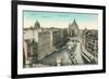 Vintage Overview of Berlin, Germany-null-Framed Premium Giclee Print