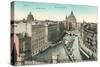 Vintage Overview of Berlin, Germany-null-Stretched Canvas