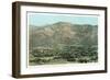 Vintage Overview of Pasadena, California-null-Framed Art Print