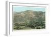 Vintage Overview of Pasadena, California-null-Framed Art Print