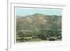 Vintage Overview of Pasadena, California-null-Framed Art Print