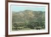 Vintage Overview of Pasadena, California-null-Framed Art Print