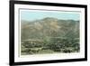 Vintage Overview of Pasadena, California-null-Framed Art Print