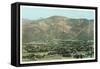 Vintage Overview of Pasadena, California-null-Framed Stretched Canvas