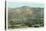 Vintage Overview of Pasadena, California-null-Stretched Canvas