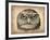 Vintage Owl Face-NaxArt-Framed Art Print