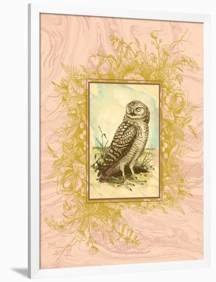 Vintage Owl-null-Framed Art Print