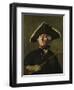 Vintage Painting of Frederick the Great of Prussia-Stocktrek Images-Framed Art Print