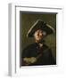 Vintage Painting of Frederick the Great of Prussia-Stocktrek Images-Framed Art Print