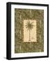 Vintage Palm III-Charlene Audrey-Framed Art Print