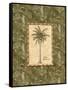 Vintage Palm III-Charlene Audrey-Framed Stretched Canvas