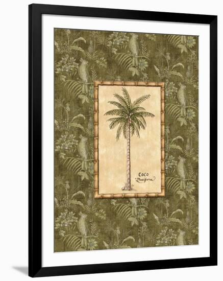 Vintage Palm III-Charlene Audrey-Framed Art Print