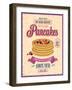 Vintage Pancakes Poster-avean-Framed Art Print