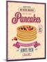 Vintage Pancakes Poster-avean-Mounted Art Print