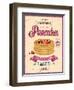 Vintage Pancakes Poster-avean-Framed Art Print