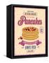 Vintage Pancakes Poster-avean-Framed Stretched Canvas