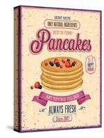 Vintage Pancakes Poster-avean-Stretched Canvas