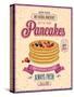 Vintage Pancakes Poster-avean-Stretched Canvas