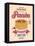 Vintage Pancakes Poster-avean-Framed Stretched Canvas