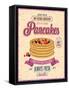 Vintage Pancakes Poster-avean-Framed Stretched Canvas