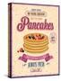 Vintage Pancakes Poster-avean-Stretched Canvas