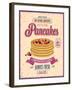 Vintage Pancakes Poster-avean-Framed Art Print
