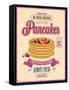 Vintage Pancakes Poster-avean-Framed Stretched Canvas