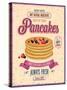 Vintage Pancakes Poster-avean-Stretched Canvas